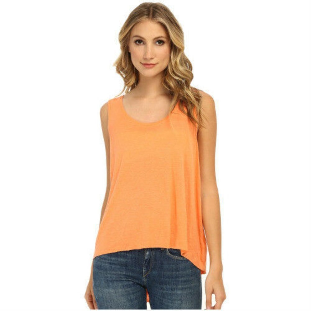 NWOT FREE PEOPLE Cruz Cape Tank in Orange - M